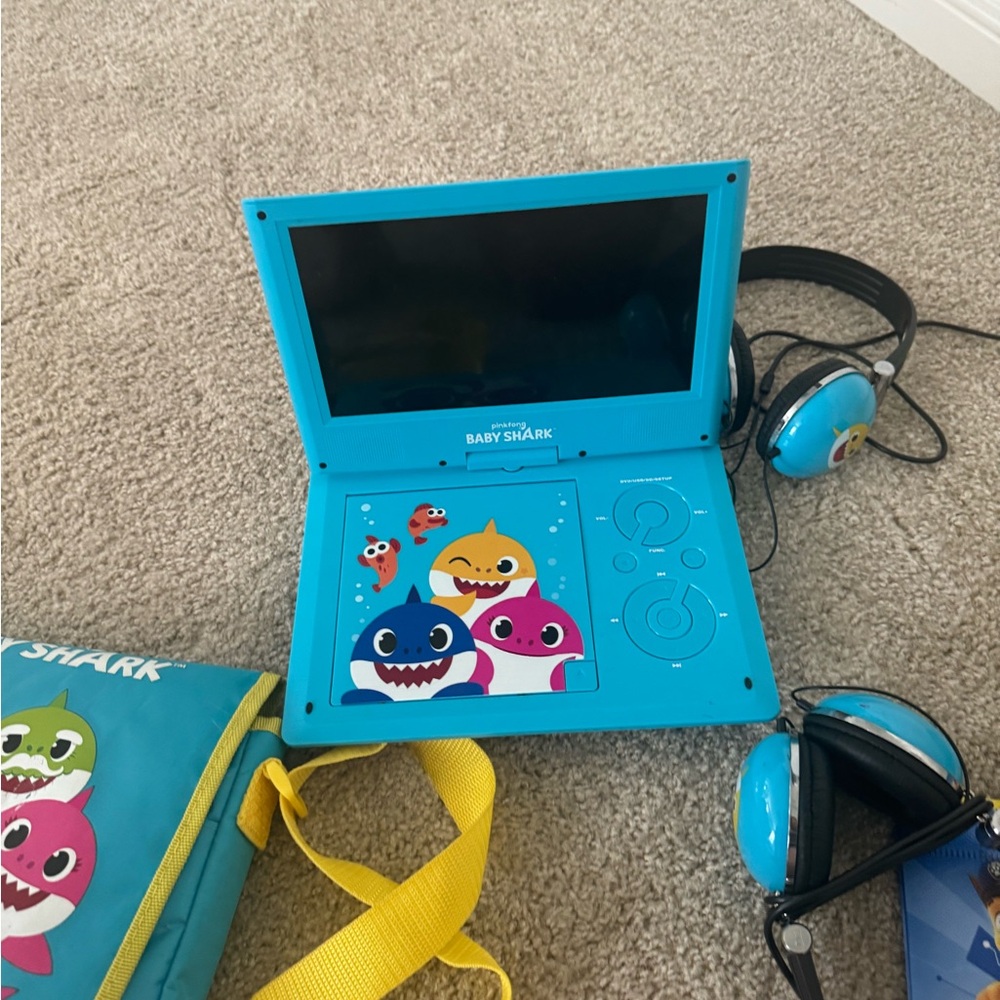 Baby Shark Blue Kids Laptop Toy